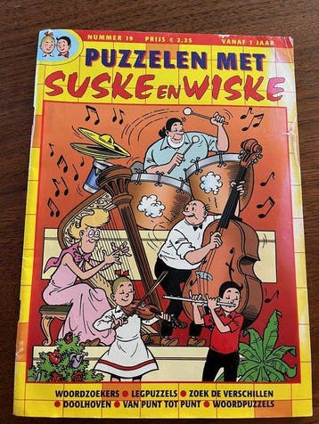 Puzzelen met Suske en Wiske vanaf 7 jaar - Vandersteen, Verzenden, Gelezen