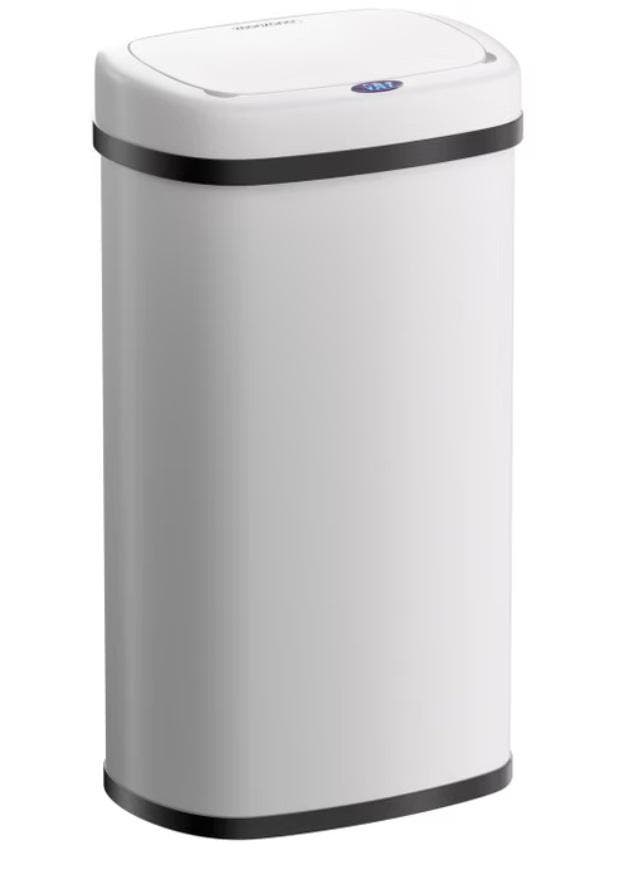 Vuilnisbak opent automatisch met Sensor Creme-wit 58L, Huis en Inrichting, Emmers, Nieuw, Verzenden