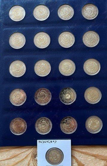Europa. 2 Euro 2012 10 Jaar Euro (21 munten) (Zonder, Postzegels en Munten