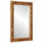 vidaXL Spiegel Wandgemonteerd met spiegel Bruin 70 x 50 x 3, Verzenden, Nieuw