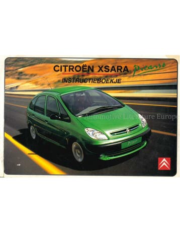 2001 CITROEN XSARA PICASSO INSTRUCTIEBOEKJE NEDERLANDS, Auto diversen, Handleidingen en Instructieboekjes