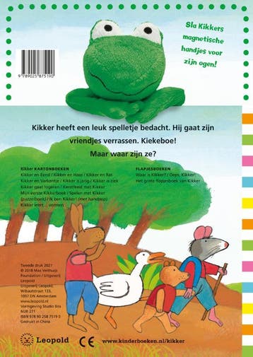 Kiekeboe met Kikker / Kikker 9789025875190 Max Velthuijs, Verzenden, Gelezen, Max Velthuijs