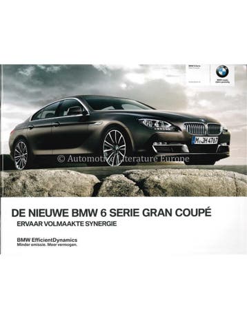 2011 BMW 6 SERIE GRAN COUPÉ BROCHURE NEDERLANDS, Nieuw, BMW, Author