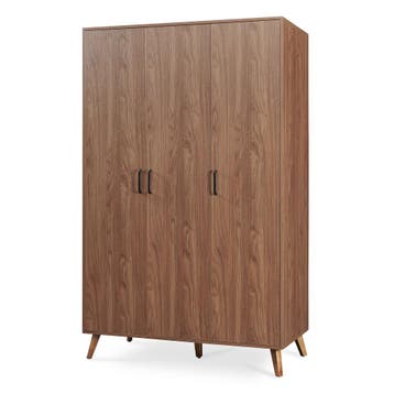 Kledingkast Norg met 3 deuren en 4 opbergvakken 191x120x52 c, Verzenden, Nieuw