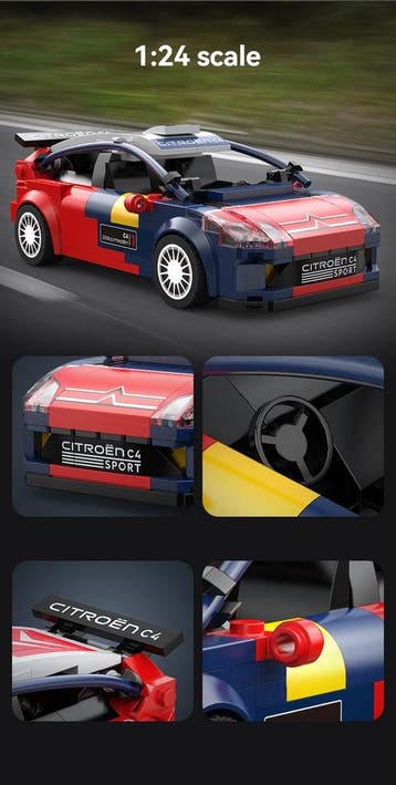 CADA Modelbouw Auto Citroen C4 WRC (2008) Schaal 1:24, Verzenden, Nieuw