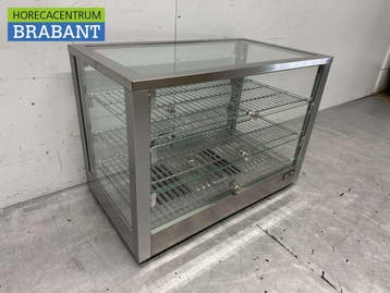 HCB RVS Warmhoudvitrine 115 liter 70 cm 230V Horeca, Ophalen of Verzenden, Nieuw in verpakking