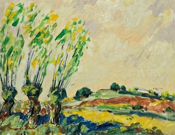 Lluís Domingo Abelló (1917) - NO RESERVE - Paisaje en calma, Antiek en Kunst