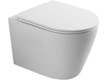Atlantic Joey - Hangend toilet - Diepspoel - Mat wit, Verzenden, Zo goed als nieuw