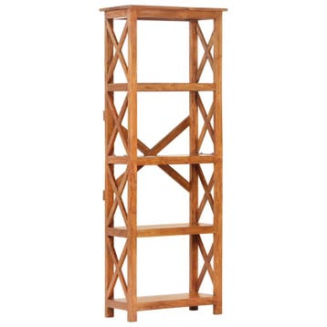 vidaXL Boekenkast 60x30x160 cm acaciahout met, Huis en Inrichting, Kasten | Boekenkasten, Verzenden, Nieuw, 50 tot 100 cm, 150 tot 200 cm