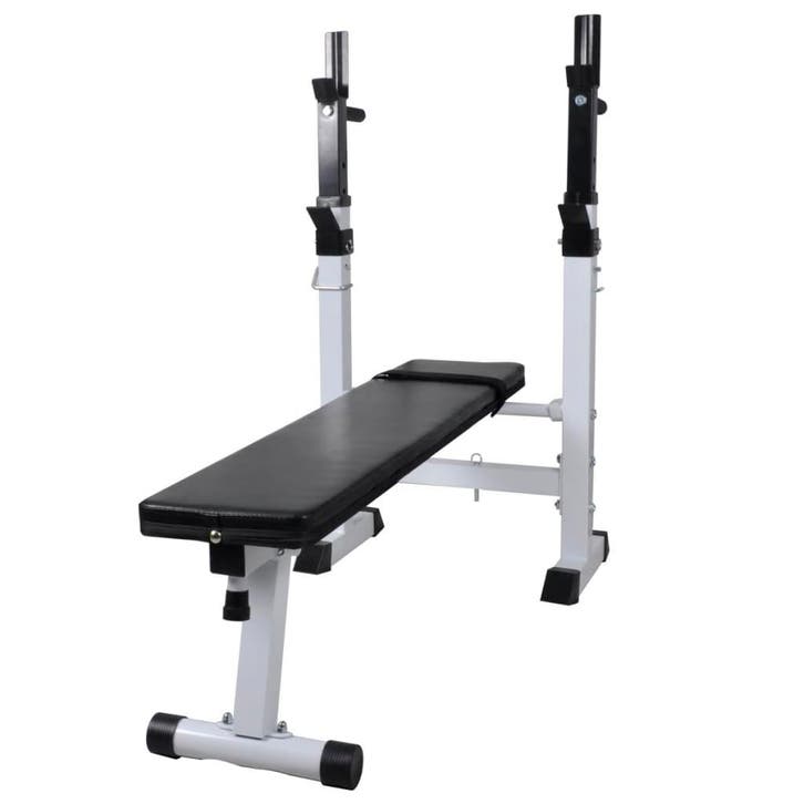 vidaXL Halterbank recht, Sport en Fitness, Fitnessmaterialen, Nieuw, Verzenden