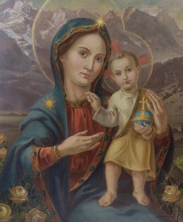Europese school (XX) - Madonna con il Bambino