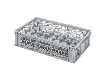 BASIC glazenkrat - 600 x 400 x H 154 mm voor 40 glazen -, Ophalen of Verzenden, Nieuw