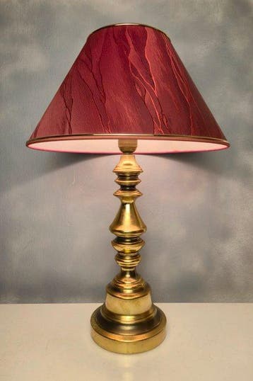 Tafellamp - Hollywood Regency Trophy Lamp - 58 cm - Koper, Nieuw