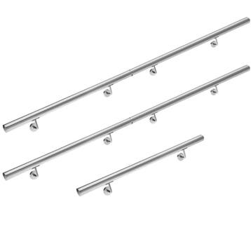 Trapleuning 5 stuks RVS 4,2x500cm (Ladders en Trappen), Verzenden, Nieuw