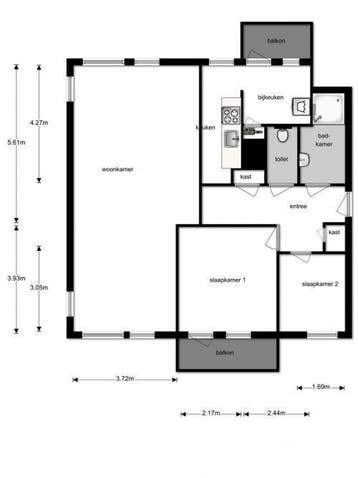 Te Huur 3 Kamer Appartement Kremersdreef C In Maastricht, Direct bij eigenaar, Limburg, Maastricht, Appartement