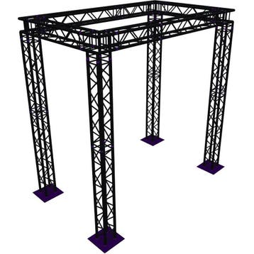 Altura FA34-CAR-4x2.5x4-BK carré vierkant-truss 4 x 2.5 x 4, Verzenden, Nieuw