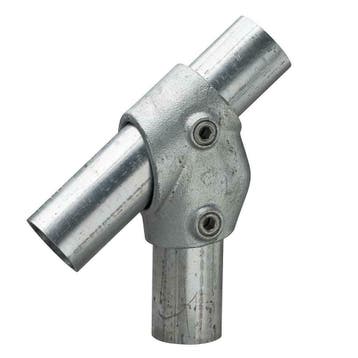 Buiskoppeling Verstelbaar T-Stuk Ø 42,4 mm Zink, Verzenden, Nieuw