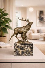 Milo (1910-1978) - sculptuur, Stag - 3.2 kg - 28 cm -