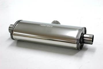 Demper 63-51mm T ovaal 220/140mm 500mm lang RVS Simons, Ophalen of Verzenden, Nieuw