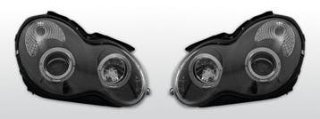 Koplampen Angel Eyes | Mercedes W203 C-Klasse 2000-2004 | zw, Verzenden, Nieuw