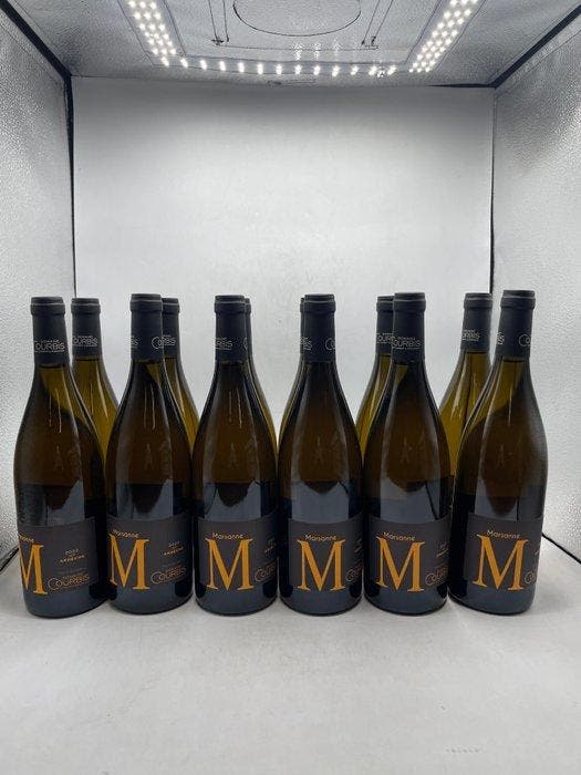 2022 Domaine Courbis M Marsanne Blanc - Rhône - 12 Flessen, Verzamelen, Wijnen