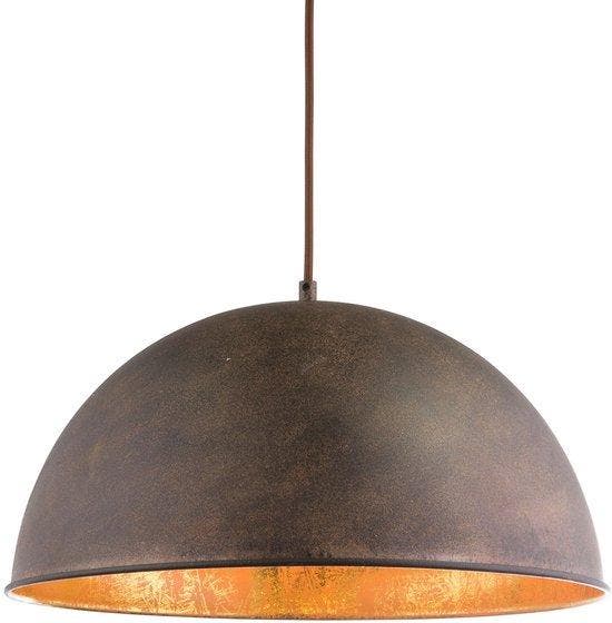 2dekans | Globo - hanglamp - Xirena I - bruin - metaal - Ø, Huis en Inrichting, Lampen | Hanglampen, Zo goed als nieuw, Ophalen of Verzenden