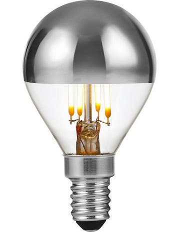 SPL LED Kopspiegellamp E14 G45 4W 260lm 2500K Zilver Dimbaar, Ophalen of Verzenden, Nieuw
