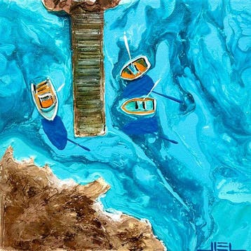 Jiel - Le ponton immobile – Mediterralis® - ORIGINAL - AVEC