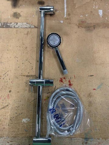 Bossini glijstang 66 cm met handdouche met standen chroom, Doe-het-zelf en Verbouw, Sanitair, Ophalen of Verzenden, Nieuw, Chroom