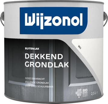 Wijzonol Dekkend Grondlak Wit 2,5 liter, Ophalen of Verzenden, Nieuw