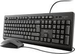 Trust Primo Toetsenbord & Muis set - QWERTY Zwart, Verzenden, Nieuw