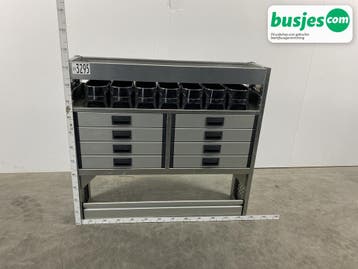 Aluca bedrijfswageninrichting 1250x325x1150mm (3295), Ophalen of Verzenden