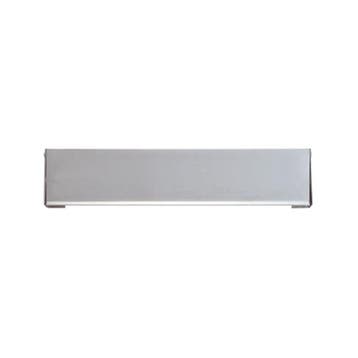 Tochtklep rechthoek 340x75mm - RVS, Tuin en Terras, Brievenbussen, Verzenden, Nieuw