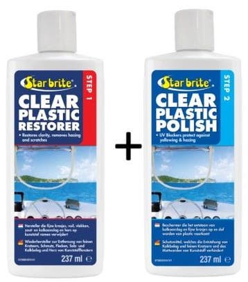 Starbrite Clear plastic restorer stap 1 + stap 2, Ophalen of Verzenden, Nieuw, Verven