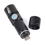 LED zaklamp oplaadbaar via USB - 9,5 cm, Ophalen of Verzenden, Nieuw