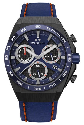 TW Steel CE4072 Fast Lane Limited Edition heren horloge 44, Overige merken, Staal, Verzenden, Polshorloge