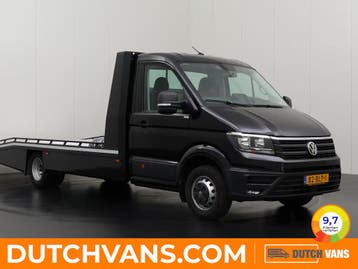 Volkswagen Crafter 2.0TDi Autotransporter 2021 L5 H1 Diesel, Auto's, Euro 6, Volkswagen, Zwart, Nieuw