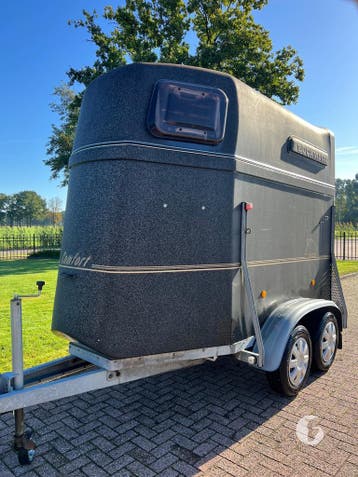 Oerdegelijke Bockmann 1,5 Paards Trailer!, Ophalen, Zo goed als nieuw, Polyester, 1½-paards trailer