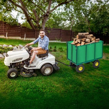 Bolderwagen Transportkar XL max. 544kg - groen, Verzenden, Nieuw