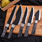 Keukenmes - Chefs knife - Pakka hout en handgemaakt staal -
