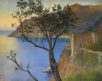 Antonio Discovolo (1874-1956) - Veduta di Noli