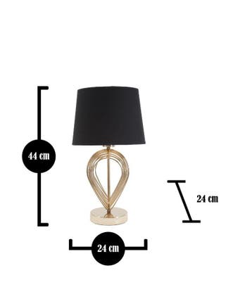 TAFELLAMP MAXT CM Ø 24X44, Ophalen of Verzenden, Nieuw
