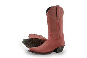 Caborca Cowboy laarzen in maat 40 Roze, Caborca, Overige kleuren, Verzenden, Zo goed als nieuw