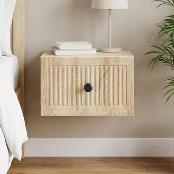 vidaXL Wandbeugel Bedkast Sonoma Eiken 33 x 34,5 x 20 cm, Minder dan 45 cm, Verzenden, Nieuw, Minder dan 55 cm