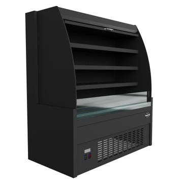 Koelvitrine | zwart | 100x66x(h)150 cm HorecaTraders, Verzenden, Nieuw in verpakking