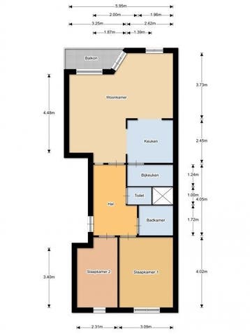 Te Huur 3 Kamer Appartement Hogeweg In Venlo, Direct bij eigenaar, Limburg, Appartement, Venlo