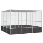 vidaXL Vogelkooi 302,5x324,5x211,5 cm gegalvaniseerd staal, Verzenden, Nieuw