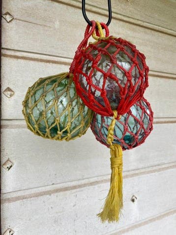 Maritieme objecten (3) - 3 vintage Japanse glazen
