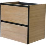 Wiesbaden Lotus Onderkast Met 2 Laden - 60x45.2cm - Naturel, Ophalen of Verzenden, Nieuw