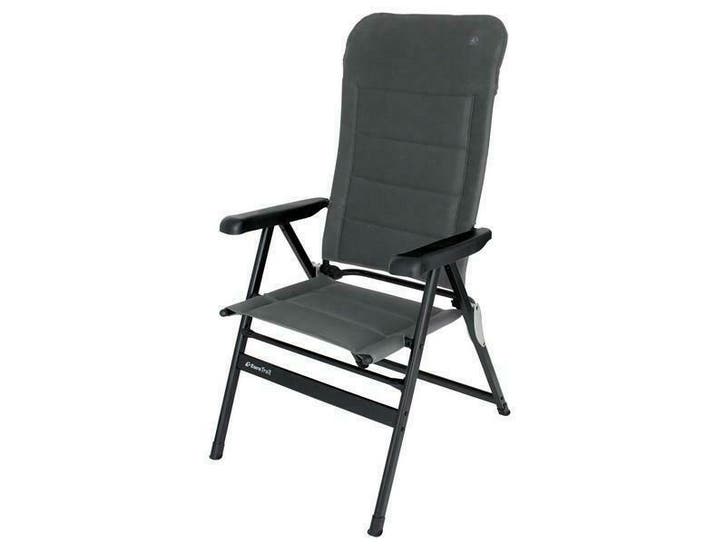 Eurotrail Grenoble 3d Mesh Campingstoel Grijs, Caravans en Kamperen, Kampeeraccessoires, Nieuw